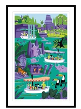 Shag "The Most Dangerous Animal" Silkscreen Edition: T.P. 1/5 autographed