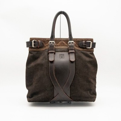 Loewe Limited Edition Paseo Suede Tote   160th Anniversary Collection