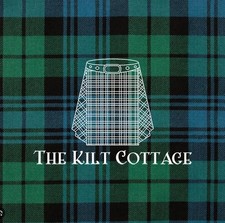 Scottish Black Watch Ancient Tartan Fabric 16oz Scottish Wool Kilt Making Fabric