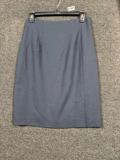 VTG Field Manor Modern Classics 100% Wool Pencil Skirt Womens Size 6 Gray 