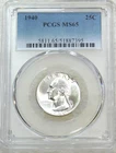 1940 P Washington Silver Quarter PCGS MS65 Frosty White New Holder #S321Z