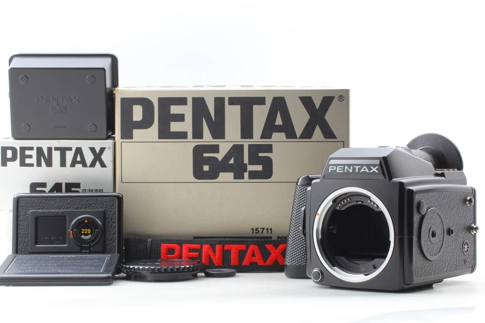 [NEUF dans BOITE] Boîtier de caméra argentique moyen format Pentax 645 120... - Photo 4/4