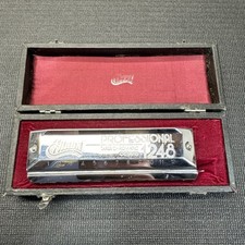 Huang Professional 3 Chromatic Octaves 1248 Harmonica Vintage with Original Box