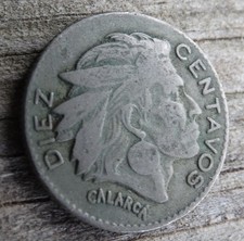 1953 Diez Centavos Colombia Copper Nickel World Coin