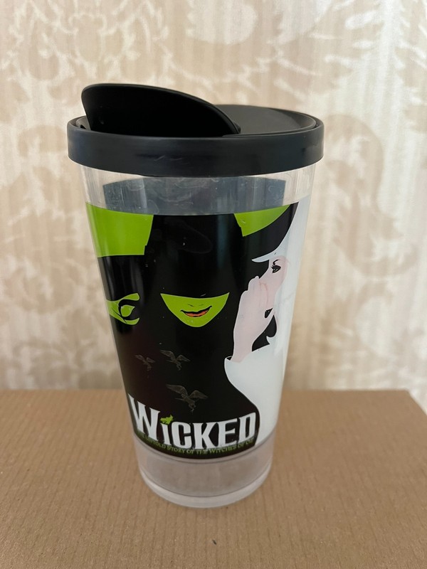 Wicked Broadway Musical 20th Anniversary Souvenir Drink Cup With Lid
