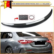 Spoiler Heckspoiler Lippe Flügel Carbon Look für Mercedes C Kl. W206 Limo 2021+ Spoiler Heckspoiler Lippe Flügel Carbon Look für Mercedes C Kl. W206 Limo 2021+