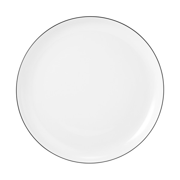 2 X FrüHstüCksteller Rund 20 Cm - Seltmann Weiden Lido Black Line 1082-image