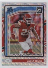 2024 Donruss Optic Rated Rookie Premium Box Set Wave Prizm /300 Jaden Hicks jc3