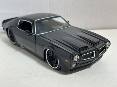 Modellino Auto Jada BTM 1970 Pontiac Firebrand Candy Argento Scala 1:24 In Pressofuso - Nuovo Senza Scatola