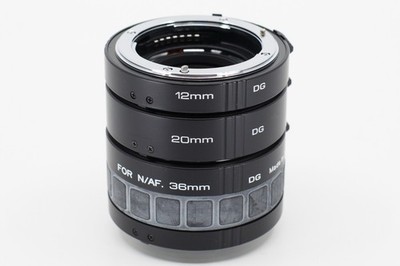 Kenko Extension Tube Tubes For N/AF - 36mm 20mm 12mm - Nikon
