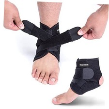 Ankle Support Brace, Breathable Neoprene Sleeve, Adjustable Wrap  1 Pack 