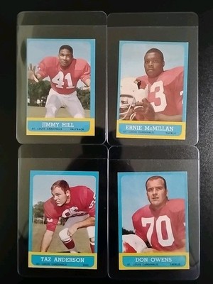 1963 Topps Football Cards - Super Sharp High Grade - W/ Owens Hill Anderson