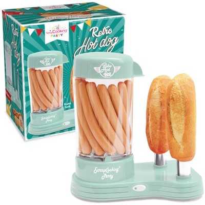 Hot Dog Maker Maschine, Kapazität 12 Würstchen & 2 Brötchen, VintageRetroSti...