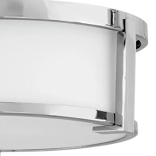 Hinkley Lighting 3241 Lowell 2 Light 13"W Flush Mount Drum - Black - Picture 3 of 12