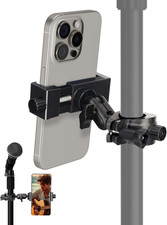 Mic Stand Phone Holder, Phone Holder Mount for Microphone Stand, Music Stand,...