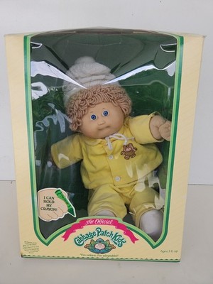 1985 Cabbage Patch Doll in Box HM#7 GOLDEN LOOPS ALL ORIGINAL SEE MY STORE 