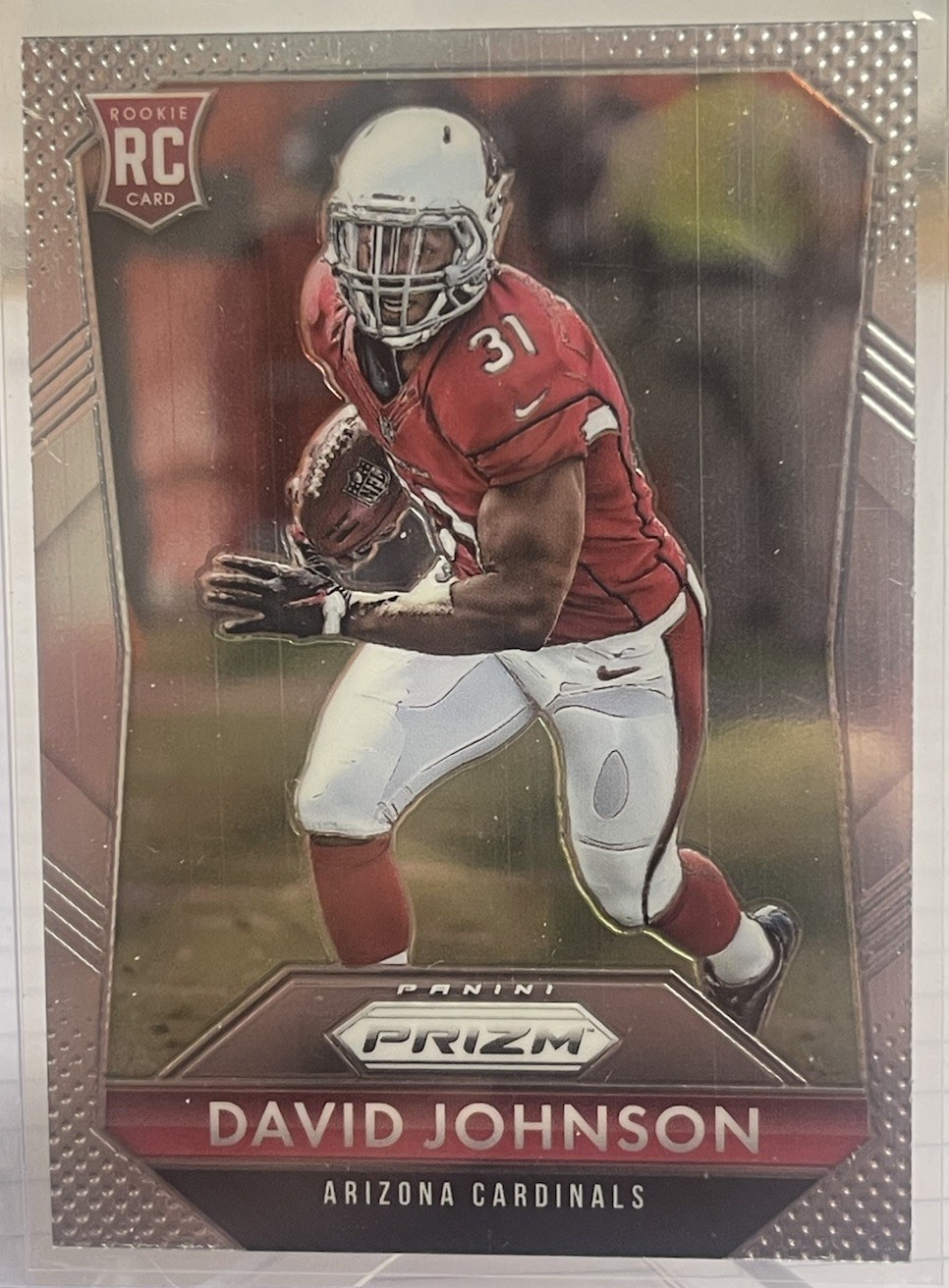 2015 Panini Prizm David Johnson Rookie #224 Arizona Cardinals