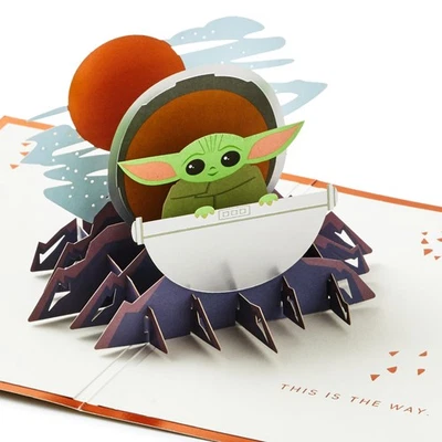 Star Wars: The Mandalorian, carte 3D et pop-up pour toutes occasions - Photo 1/4