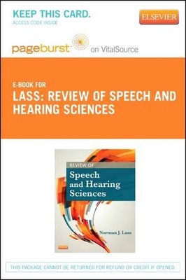 Review of Speech and Hearing Sciences - Pageburst E-Book on Vitalsource (Retail 