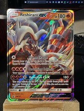 Reshiram GX SM137 Sm-P: Sun & Moon Promos Full Art Promo Holo 180 HP (English) on eBay