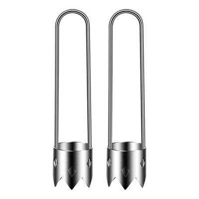 Apple Corer, 2PCS Pepper Seed Corer Remover Set with Serrated Edge, Multifunc...