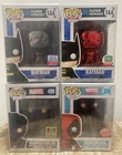 Funko Pop! Marvel DC Lot Deadpool #20 (Inverse) Fugitive Toys Exclusive, Batman