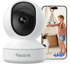 REOLINK 4MP Indoor Security Camera E1, Plug-In 2.4G Wireless Wifi 6 for Baby/Pet