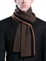 Herbst Winter 6% Wolle Herrenschal Gestrickter Schal Strickschal Wolleschal FüR