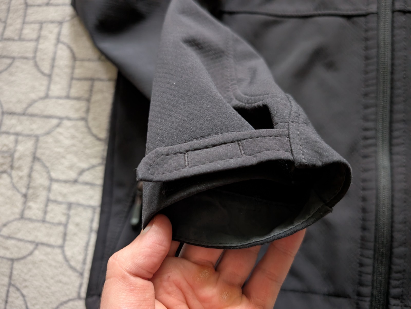 ● MAMMUT SOFTECH WINDSTOPPER FULL ZIPPER BLACK JA… - image 7