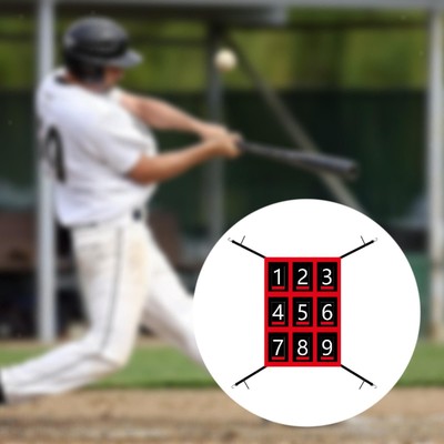 Baseball Strike Zone Target -Übungskissen für Sportstaberlager im Freien