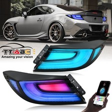 Voll LED RGB Geräuchert Rückleuchten Set für Toyota GR86 Subaru BRZ 2021-2024