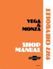 1977 Chevrolet Monza Vega Factory Shop Service Manual 1977 Chevrolet Monza Vega Factory Shop Service Manual