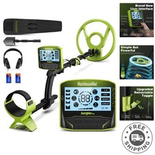 Lightweight Adjustable Metal Detector - 10  Waterproof Coil  Beginner-Friendly