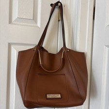 MARC NEW YORK Andrew Marc Women's Vegan Leather Handbag Caramel Brown