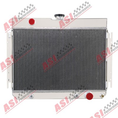 3ROWS Aluminum Radiator For 1963-1968 Chevy Impala Chevelle El Camino Caprice V8