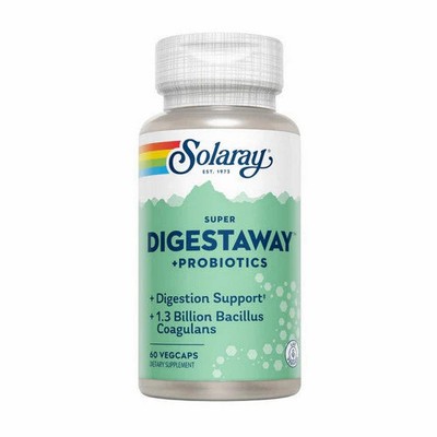 Super Digestaway + Probiotics 60 Veg Caps  by Solaray
