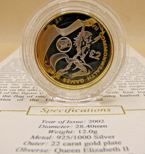 COIN 2002 UK Royal Mint Silver Proof Two Pound £2 Commonwealth Games WALES