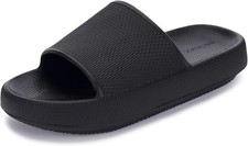 Cushioned Thick Sole Pillow Slippers For Women And Men Non Slip Bathroom Sandals