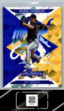 2025 Panini Crusade #3 Bubba Chandler Crusade Blue Cracked Ice