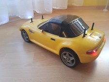 Tamiya BMW Mroadster 1/10 in Gelb RTR mit LED Mega RAR Vintage M-04 L C. ink Box