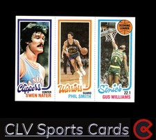 1980-81 Topps #101 / 219 / 224 Swen Nater / Phil Smith / Gus Williams TL