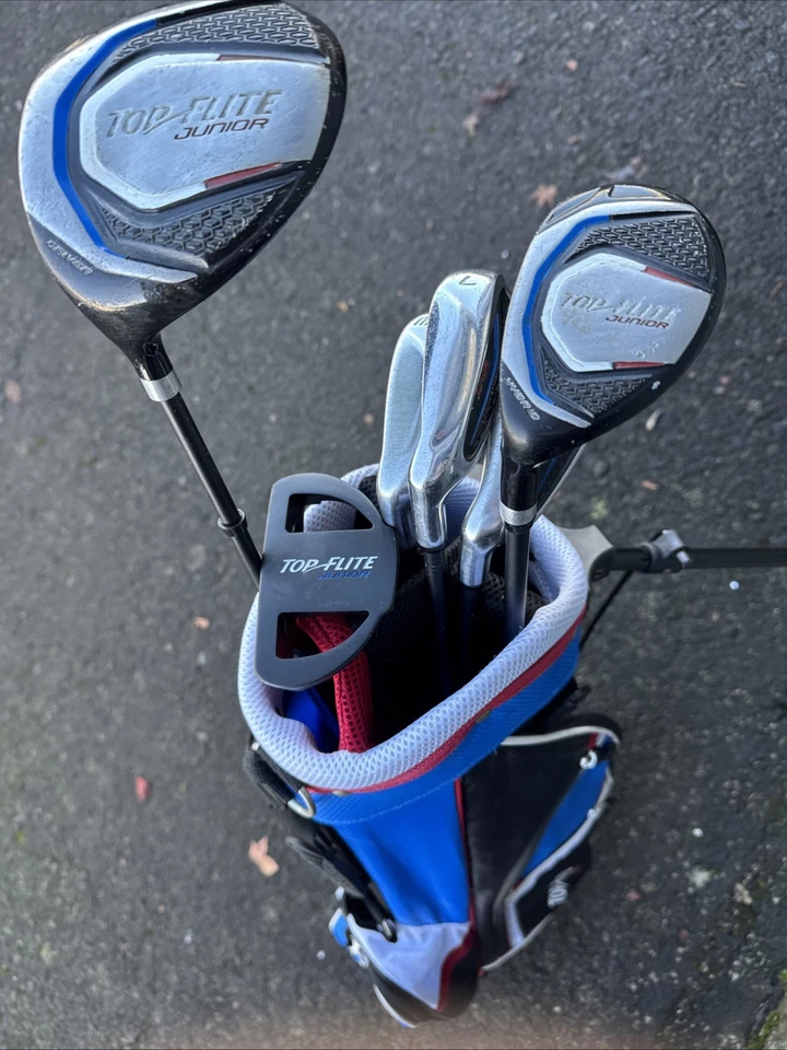 Top Flite Jr Golf Set Ti Matrix Kids 6Piece Lefthanded Set With Bag - Image 4 of 4