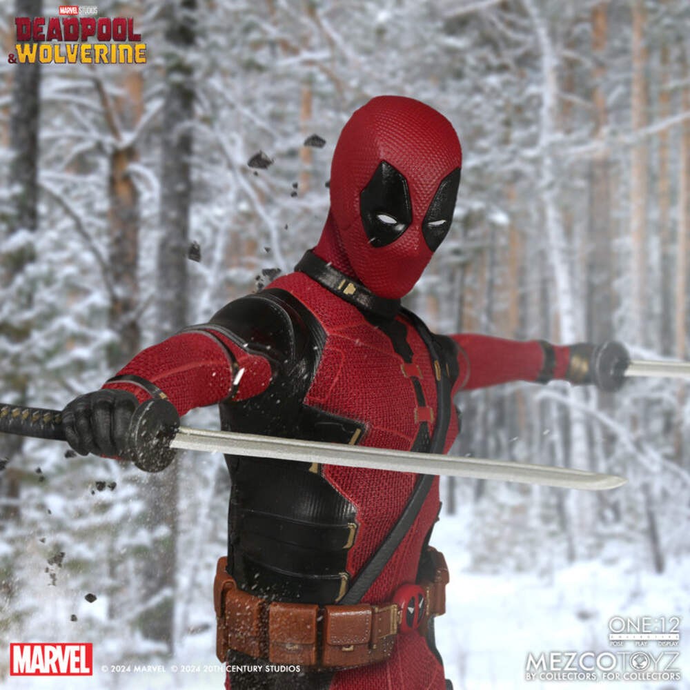 Mezco Toyz ONE:12 Collective Deadpool & Wolverine Deadpool Action Figure USA