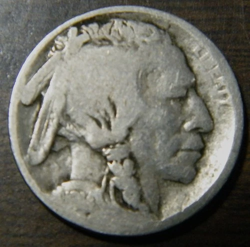 1914-S Buffalo Nickel grades Good