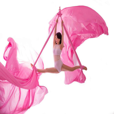 Dasking Aerial Silks Starter Kit - Durable 11Yards Of Aerial Yoga Hammock