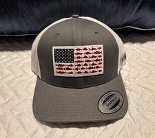 COLUMBIA PFG FISH FLAG MESH SNAP BACK MESH UNISEX CAP HAT NWT