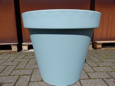 Pflanzkübel E&K, mint, rund Ø 60 cm, Pflanztopf Blumentopf Kübel outdoor indoor