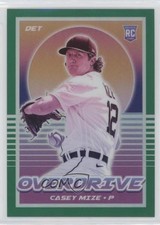 2021 Panini Chronicles Overdrive Green Prizm 63/75 Casey Mize #17 0xl5