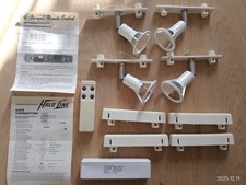 HALOGENSEIL-SYSTEM 4x Lampenhalter + 4x IR-Fernsteuerung + Fernbedienung     K20