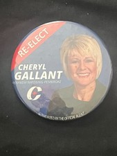 Conservative Party of Canada Candidate Cheryl Gallant Button